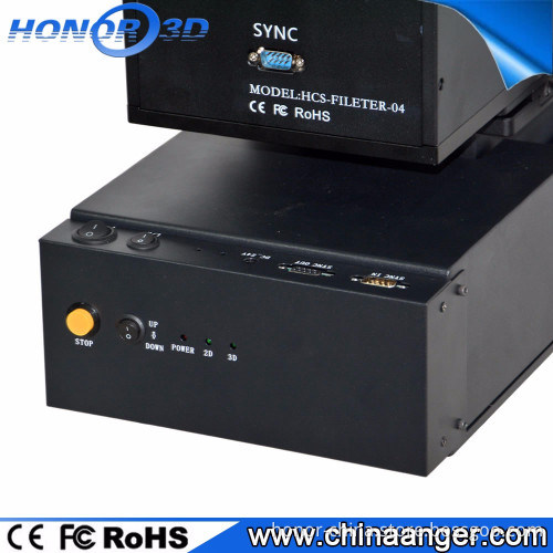 Cinema Double Optical Path Passive Polarized 3D Modulator Projector With Passive Circular Polarized 3D Glasses